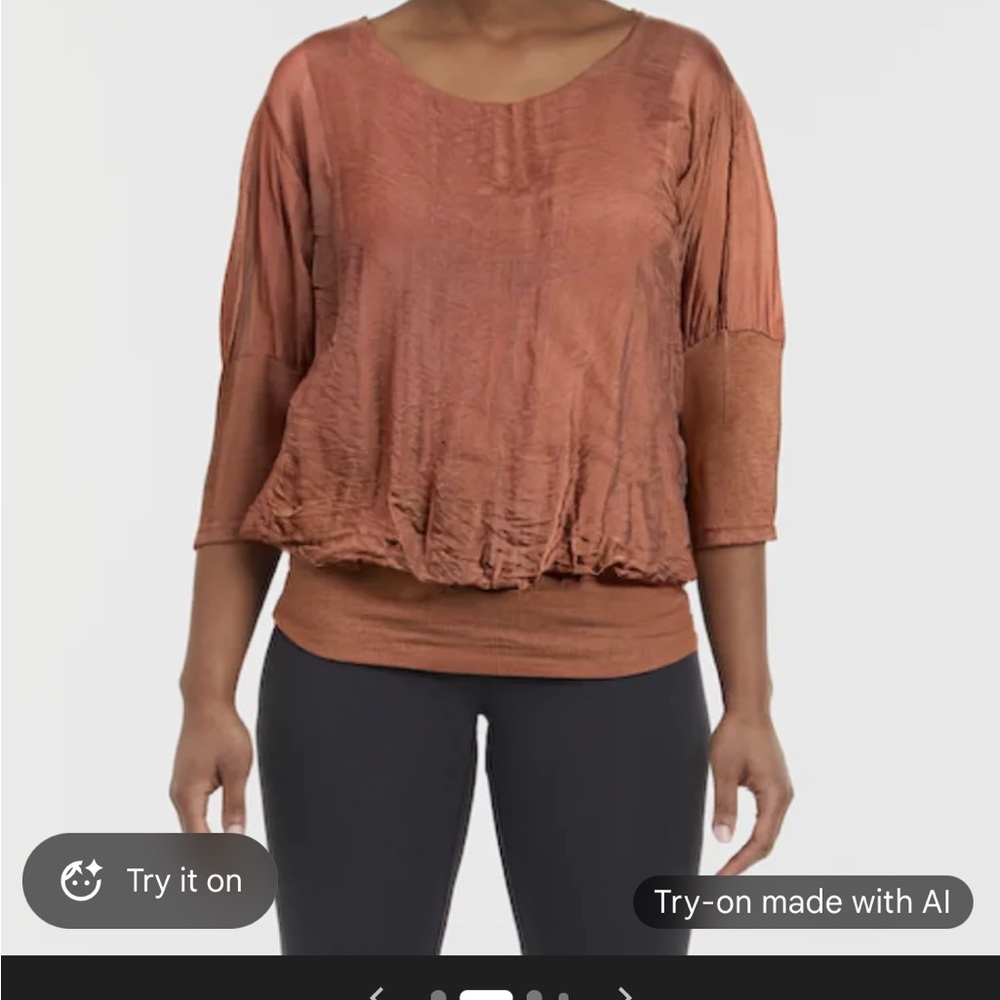 Italian silk blouse   One size fits all